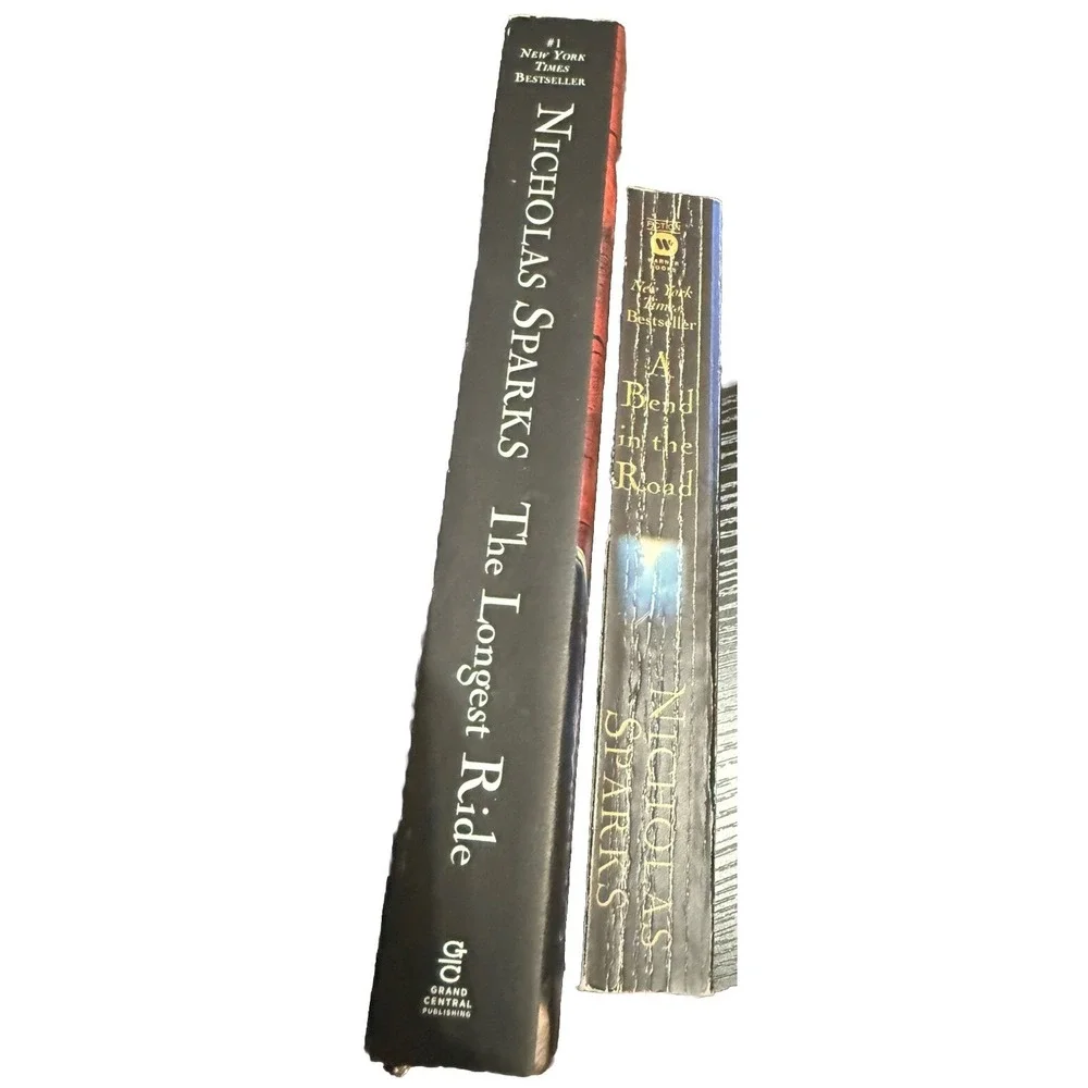 Nicholas Sparks Romance‎ 2 PB The Longest Ride, & A Bend In The Road